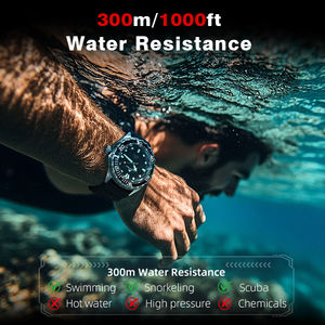 NORTH EDGE 2026 Nuevo Reloj de Buceo TRITON con Energía Solar para Hombre, Relojes de Cuarzo de Lujo para Hombre, Caja de Acero Inoxidable 316L, Resistente al Agua 300M - Product Image 5