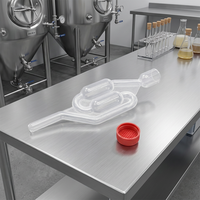 Bouchon de Fermentation Unidirectionnel en Forme de S pour Vin et Bière Artisanale – Fermeur en Plastique pour Brassage Domestique