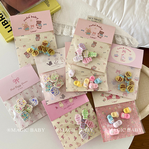 Mini animaux mignons pinces à cheveux pour bébé filles mode doux Kawaii Peppy Alligator pour enfants enfants accessoires de cheveux en Stock - Product Image 4