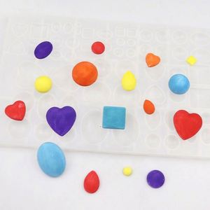 Moldes de Silicona para Resina, Forma de Corazón, Cuadrado, Óvalo, Estilo Moonlight Gem Peach, Pequeños, Decorativos, para Joyería DIY, OEM/ODM - Product Image 1