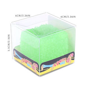 Juguetes de descompresión transfronterizos de malta con textura de libro rojo pequeño, en forma de cubo de hielo, con sonido, de rebote lento y para aliviar el estrés - Product Image 5