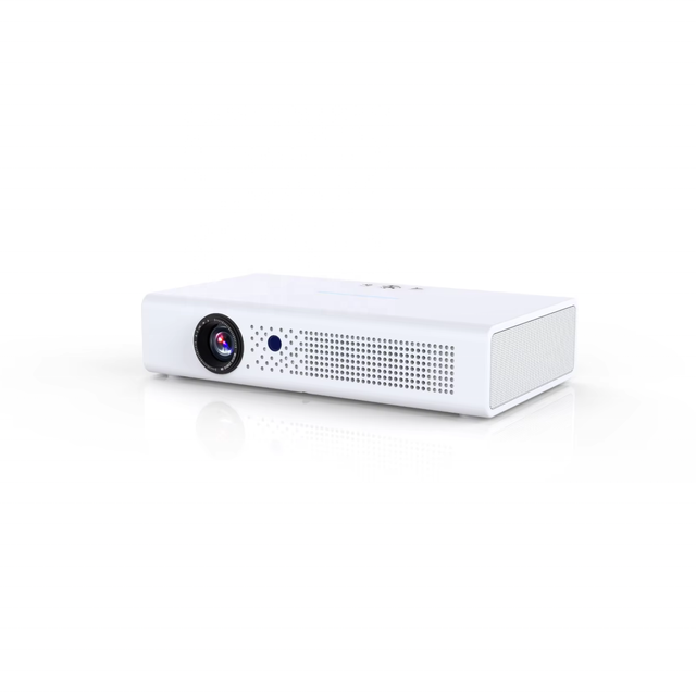 4K Portable Smart Android 9 System 2+32G Projector Built in Rechargeable Battery Compact for Home Entertainment Mobile Office
