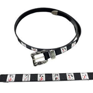 Nuevo Cinturón de Cuero Pintado a Mano con Diseño Vintage, Cinturón de Moda Retro Unisex Y2k para Hombre y Mujer - Product Image 6