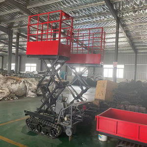 10 Meter Mini <span class=keywords><strong>Platform</strong></span> Schaar <span class=keywords><strong>Crawler</strong></span> Lift Kleine Gevolgd Elektrische Lift Een Man Lifter - Product Image 6