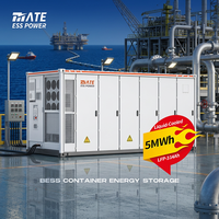 Système de stockage de batterie LiFePO4 BESS Container 5MWh avec système de refroidissement liquide pour le développement d'alimentation électrique en zone offshore, certifié CE