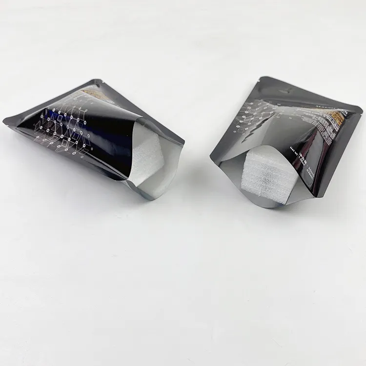 Impermeabile foglio di Alluminio di plastica tenuta tre lati di Tenuta di Calore pe Lozione Crema Maschera Per il Viso Cosmetici Campione sacchetto di Imballaggio