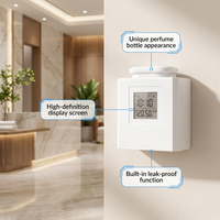Diffuseur d'arômes intelligent pour la maison, le bureau et le commerce, diffuseur de parfum électrique en plastique écologique, 300 ml, sur table, avec horloge et alarme, B2B