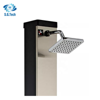Couronne d'eau prix d'usine accessoires de piscine douche de piscine extérieure solaire en acier inoxydable de haute qualité