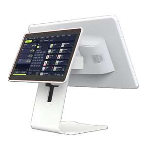 Terminal Punto de Venta con Pantalla Táctil Ultrafina de Aluminio de 15.6 Pulgadas, Caja Registradora para Supermercados y Comercios Minoristas, Compatible con SDK de <span class=keywords><strong>Software</strong></span> para <span class=keywords><strong>Android</strong></span> 11 - Product Image 2