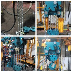 Palan à chaîne pneumatique pour le levage Treuil pneumatique Top Grade 1.5ton 20 Ton Fourni 40 3m Moteur électrique Grue de levage 4-6 5-38 m/min - Product Image 5