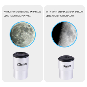 Télescope astronomique pour débutant 70400-B Ouverture de 70mm Longueur focale de <span class=keywords><strong>400mm</strong></span> FMC Réfracteur d'observation de la lune en plein air haute performance - Product Image 5