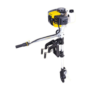 Moteur hors-bord 2 temps 2,5 CV, cylindrée 52 cm³, refroidissement par air, réservoir de carburant 1,2 L, hélice pour bateau pneumatique, moteur marin pour petit bateau - Product Image 1
