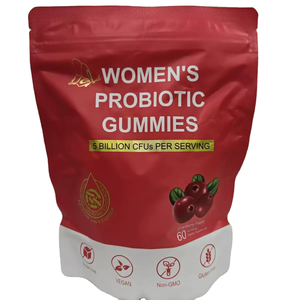 Gummies Probiotiques TK pour Femmes Adultes, Saveur Canneberge, Soutien Immunitaire, 60 Unités, Sans Gluten, Véganes, Expédition Directe Usine - Product Image 1