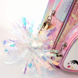 Nuovo simpatico cartone animato stampa Glitter Bling paillettes zaino <span class=keywords><strong>per</strong></span> bambini borse da scuola <span class=keywords><strong>per</strong></span> bambini <span class=keywords><strong>per</strong></span> bambine con cosmetici <span class=keywords><strong>per</strong></span> bambini - Product Image 5