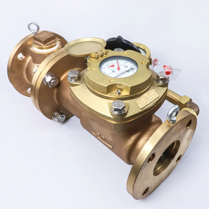 มิเตอร์น้ำผสมผสมผสมกับรีจิสเตอร์ชนิดแห้ง/สวิตช์พัลส์เอาท์พุทและอีโคทองเหลืองมาตรฐาน awwa เป็นตัวเลือก - Product Image 4