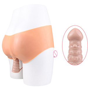 FAAK - Funda de Silicona para Agrandamiento del Pene, con Vibrador Anal, Doble Estimulación, OEM, ODM, Venta al Por Mayor - Product Image 3