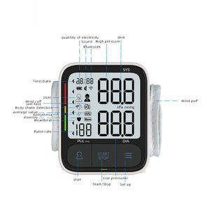 Preço de fábrica Bp Digital <span class=keywords><strong>Machine</strong></span> Meter Pulso Tipo Digital Inteligente Automático Pulso Monitor De Pressão Arterial - Product Image 3