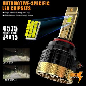ไฟหน้า LED รุ่น Sunshiny Hot Sale 16000lm 200w 9005 หลอดไฟหน้า LED 9005 สำหรับรถยนต์และรถตู้ทั่วไป - Product Image 3