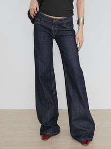 Jean cargo déchiré en denim délavé tricoté pour <span class=keywords><strong>femme</strong></span>, taille haute, coupe ample, respirant, couleur unie, collection été <span class=keywords><strong>2022</strong></span>, offre spéciale - Product Image 2