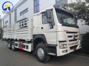 2025 tout nouveau 10 roues Transport clôture camion prix Sinotruk HOWO 6x4 boîte Cargo camions Van - Product Image 4