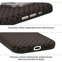 Étui de téléphone magnétique à motif couronne tendance, résistant aux chocs, étanche, en TPU, PC, PU, housse de protection de luxe pour iPhone Samsung