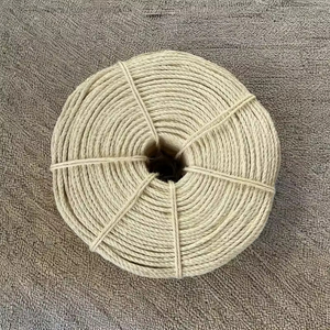 <span class=keywords><strong>Corde</strong></span> en <span class=keywords><strong>sisal</strong></span> blanchie haute résistance, souple et flexible, pour décoration animale de compagnie, griffoir pour <span class=keywords><strong>chat</strong></span>, matériau en fibre durable - Product Image 4
