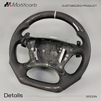 Volante de fibra de carbono personalizado para Mercedes-Benz Clase E, Clase G, W463, W211, E350, E550, G55, E63 AMG, CLK350, SL55, 2005-2009