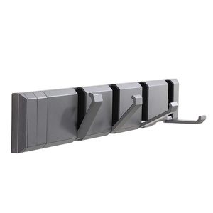 מודרני 5 מעיל קיר משולשים מתלה ווים לתליית בגדים מעילים כובעים; לשימוש בחדר אמבטיה - Product Image 6