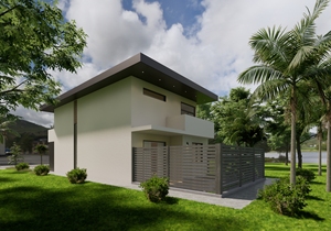 Maisons préfabriquées maisons mobiles cabane en rondins maisons flottantes de vacances - Product Image 2