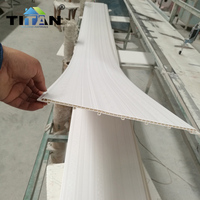 Plafond en PVC blanc Cielo Raso des Maldives, designs de plafond en PVC pour salon