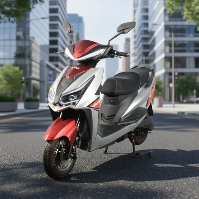 Efficient Commuter Electric Motorcycle 1000W/1500W 72V Lithium Battery High Speed 80km/h