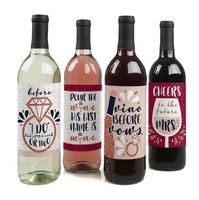 Etiqueta de Papel de Arte con Logotipo en Relieve Personalizada de Fábrica, Etiqueta de Vino de Color, Etiqueta Adhesiva para Botellas en Rollo