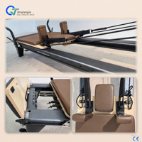 Machine de Pilates Reformer en alliage d'aluminium avec ressorts réglables, équipement de studio et de gym de qualité professionnelle