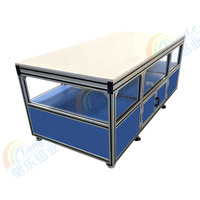 en aluminium établi poste de travail Table de travail multifonction industrielle extrudée Profilé en aluminium personnalisé