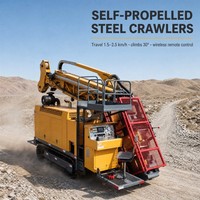 Foreuse hydraulique complète ZDCR-N18, machine de forage rotative diesel sur chenilles, profondeur 2200m, diamètre 60mm, pompe facile à utiliser