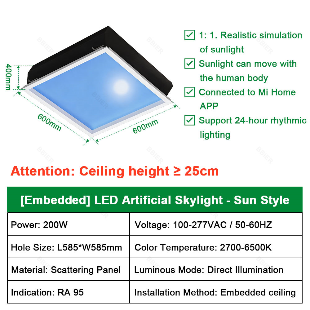 600*600*H400mm-200w