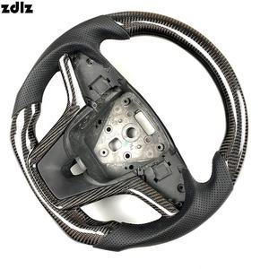 Volant pour <span class=keywords><strong>Chevrolet</strong></span> Cruze Malibuxl Explorer Orlando Cavalier, personnalisation du volant en fibre de carbone - Product Image 3