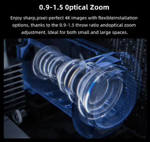 Projecteur vidéo 4K Valerion Vision Master Pro <span class=keywords><strong>2</strong></span>, Android TV 3D GTV, 4 Go 128 Go, DLP Triple Laser HDR10, Home Cinéma Portable - Product Image 4
