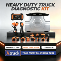 Xtruck Ağır Hizmet Tipi Kamyon Teşhis Tarayıcı Seti Y009, CF54 Dizüstü Bilgisayarlı Çok Markalı ECM ECU Programlama Adaptörü Teşhis Cihazı