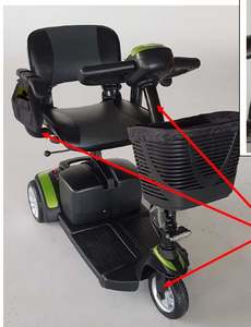 รถสกู๊ตเตอร์สามล้อสามล้อไฟฟ้า,โรงงานขายตรงในครัวเรือนรถสามล้อไฟฟ้าขนาดเล็กกลางแจ้งผู้สูงอายุท่องเที่ยว21AH - Product Image 6