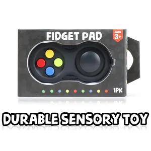 Controlador de autismo para alívio do estresse, anti-ansiedade, pressão, coxim, silicone plástico, girador, brinquedos para sensorial
