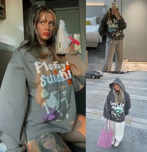 Sweat à capuche uni surdimensionné unisexe du fabricant personnalisé 100% coton lourd brodé pour pull en polaire à imprimé bouffant - Product Image 3