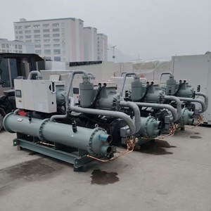 Refrigeratore a vite raffreddato ad acqua R22 R134a, inverter per condizionatori d'aria, per hotel, stabilimenti, centri commerciali, ospedali - Product Image 5