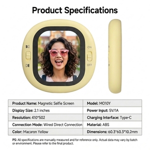 Écran de contrôle pour vlog et selfie, Écran de contrôle magnétique pour vlog et selfie, Kit de vlogging magnétique pour <span class=keywords><strong>iPhone</strong></span>/Android - Product Image 4