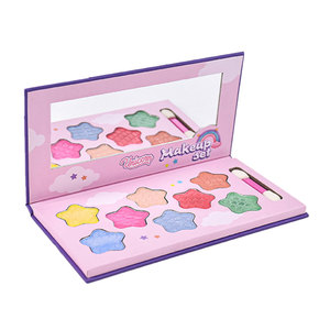 8-Color çocuklar makyaj seti yıkanabilir toksik olmayan göz farı paleti koleksiyonu taklit oyun ve okul öncesi ürün kızlar için - Product Image 2