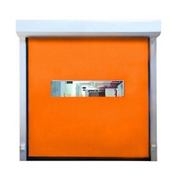 Porte roulante industrielle moderne automatique en tissu PVC haute vitesse auto-réparatrice obturateur de salle blanche extérieur montée rapide action rapide