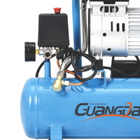 Compresseur d'air à piston silencieux sans huile de haute qualité 8 bar 9L 0.64hp 0.48kw