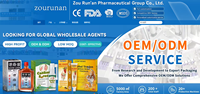 Zourunan OEM 20ml Spray buccal à base de plantes, soulagement rapide des douleurs dentaires, gingivales, de la prothèse et des aphtes, vente en gros