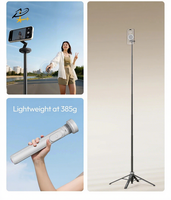 Trépied magnétique amélioré Ulanzi MT85 pour iPhone 17 16 15 Android, perche à selfie automatique pour smartphone, vlog, 150 cm