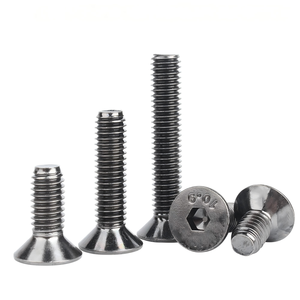 Vis à tête fraisée hexagonale à six pans creux, nickelée noire mate, DIN7991 <span class=keywords><strong>M3</strong></span> x 4mm 5mm 6mm 8mm 12mm 14mm 16mm 18mm 20mm - Product Image 3